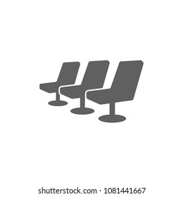 Passenger seats icon vector. Symbol for your web site design, logo, app, UI. Vector illustration, EPS