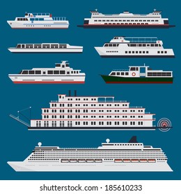 Passenger ships infographic