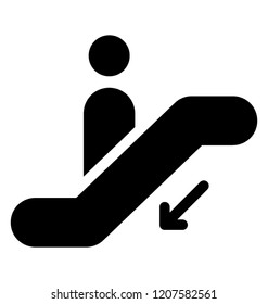 
A passenger is stepping on boarding steps 

