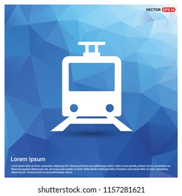 Passenger train icon - Free vector icon