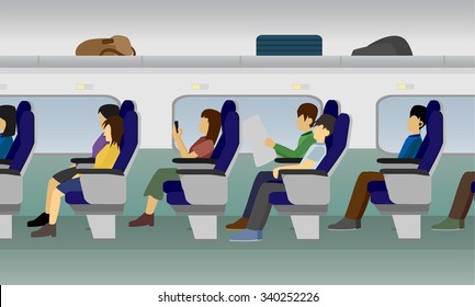 Passenger Train vector