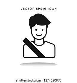 Passenger vector icon