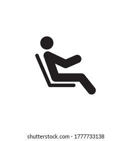 passenger vector icon logo design
