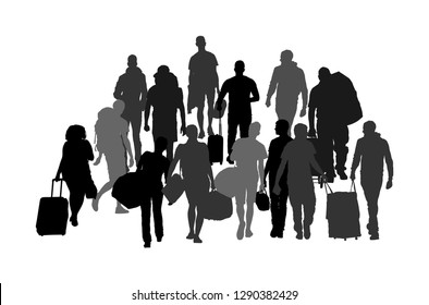 5,109 Refugees silhouette Images, Stock Photos & Vectors | Shutterstock