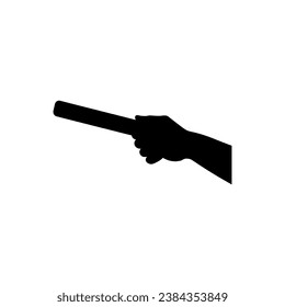 Passing baton Icon on White Background - Simple Vector Illustration