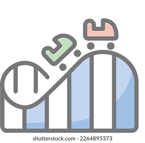 Passing bridge fully editable vector icon

