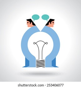 passing idea concept