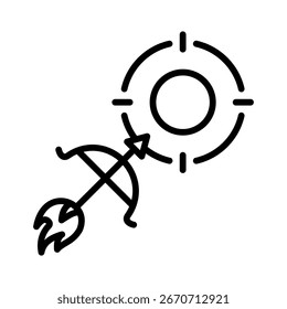 Passion Arrow Icon Element For Design