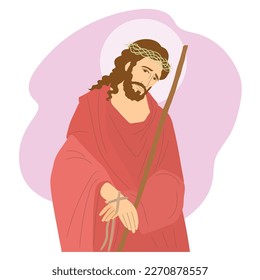Passion of christ scene. Easter christianity.