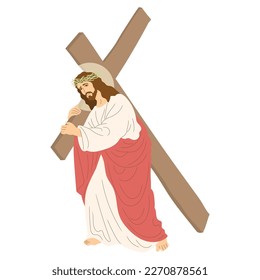 Passion of christ scene. Easter christianity.