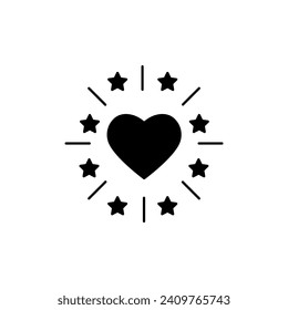 icono de línea de concepto de pasión. Ilustración de elemento simple. diseño de símbolos de contorno de concepto de pasión.