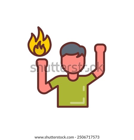 Passion Filled Icons , Vector illustration