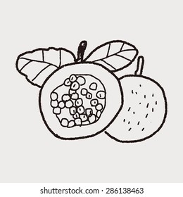Passion Fruit doodle