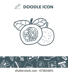 Passion Fruit doodle
