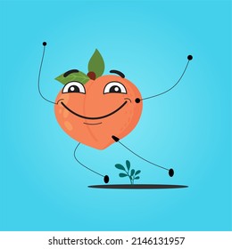 passion fruit icon for flyer or children's book illustration, A simple vector design