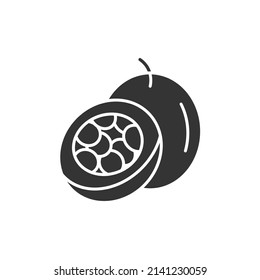 Passion Fruchtsymbole für Vektorelemente für Infografiken