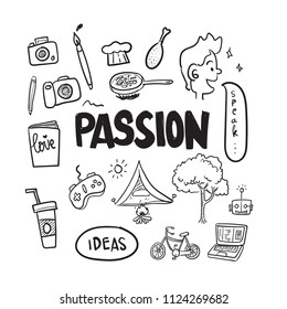 Passion Hobby Doodle