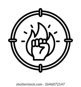 Elemento de ícone de paixão para design