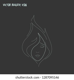 Passion icon line element. Vector illustration of passion icon line isolated on clean background for your web mobile app logo design.