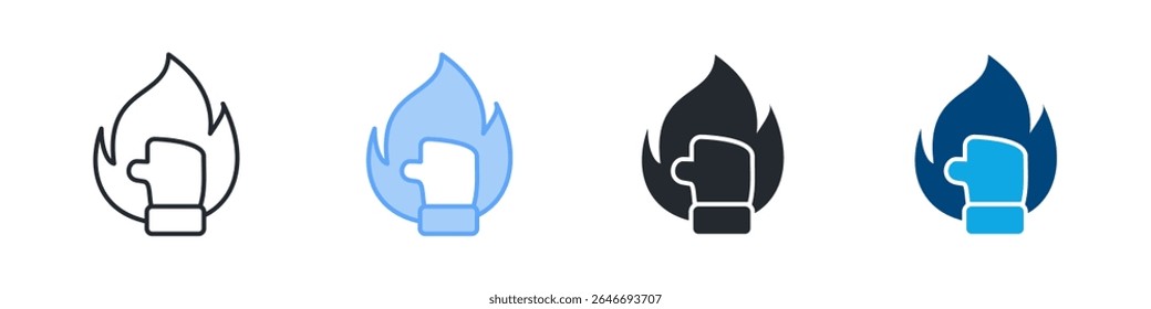 Passion Icon Set Multiple Style. Designed In Outline, Blue, Glyph, Dual Tone