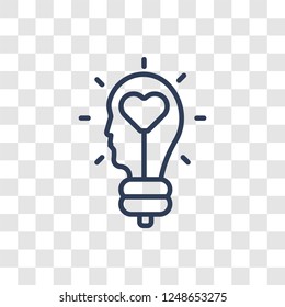 Passion icon. Trendy linear Passion logo concept on transparent background from Startup Strategy and Success collection