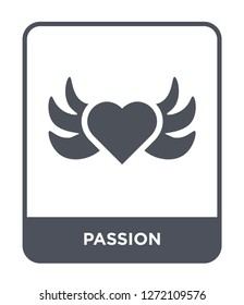 passion icon vector on white background, passion trendy filled icons from Ethics collection, passion simple element illustration