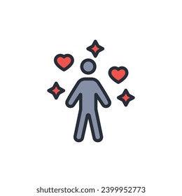 passion icon. vector.Editable stroke.linear style sign for use web design,logo.Symbol illustration.