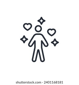 passion icon. vector.Editable stroke.linear style sign for use web design,logo.Symbol illustration.
