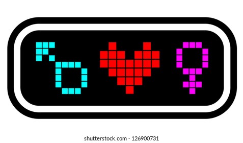 Passion love icon