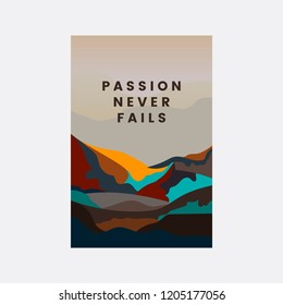 Passion never fails mountain landscape design