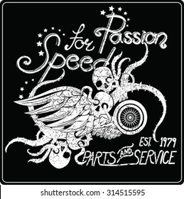  Passion for speed , Motorcycle design.