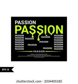 Diseño de camisetas de pasión, aptas para la impresión de pantallas, chaquetas y otros