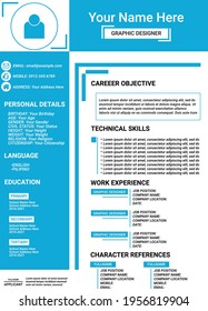Leidenschaftliches und elegantes Template Design #1
