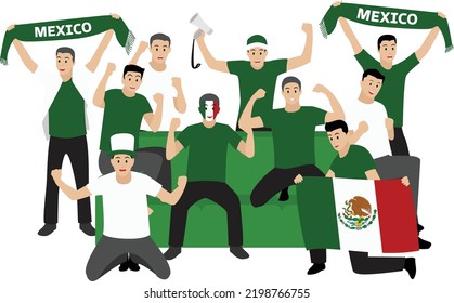 Passionate Football Fans From Mexico