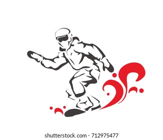 Passionate High Speed Downhill Ski Player