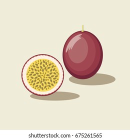 passionfruit vector