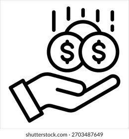 Passive Income Icon Element For Design
