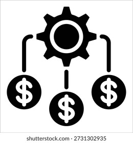 Elemento de ícone de renda passiva para design