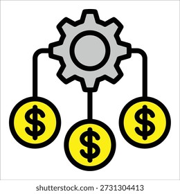 Passive Income Icon Element For Design