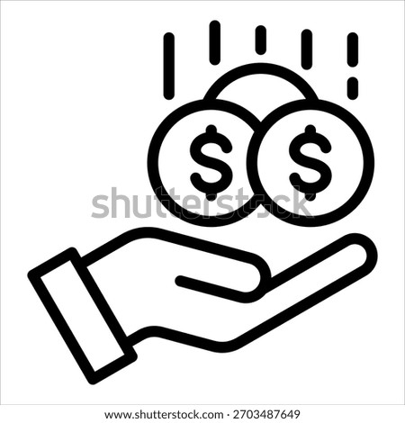 Passive Income Icon Element For Design