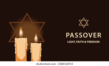 A Passover Candle Light Art