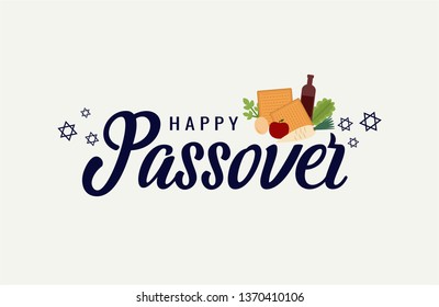 Passover greeting card or background. vector illustration.