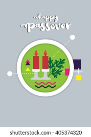 Passover illustration/ poster/ invitation card. EPS10