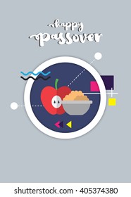 Passover illustration/ poster/ invitation card. EPS10