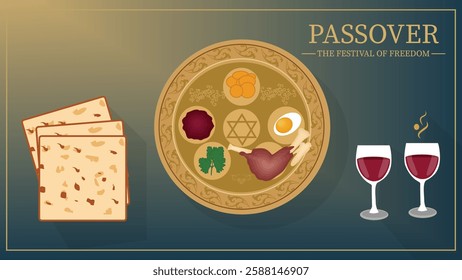 A Passover Seder Plate Art