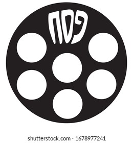 passover seder plate circle template