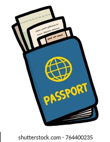 Passport Cartoon Images Stock Photos Vectors Shutterstock