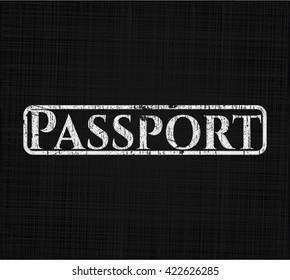 Passport chalk emblem