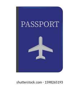 Passport clip art design vector illustration image