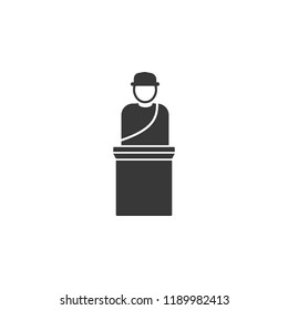 Passport control officer icon. Element of airport icon. Premium quality graphic design icon. Signs and symbols collection icon for websites, web design